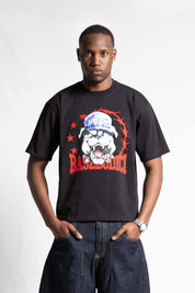 "RUDEBOY LDN" T-Shirt Bull Black