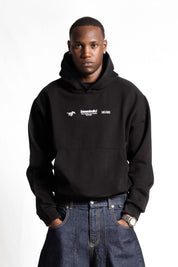 "RUDEBOY LDN" Hoodie Crown Black