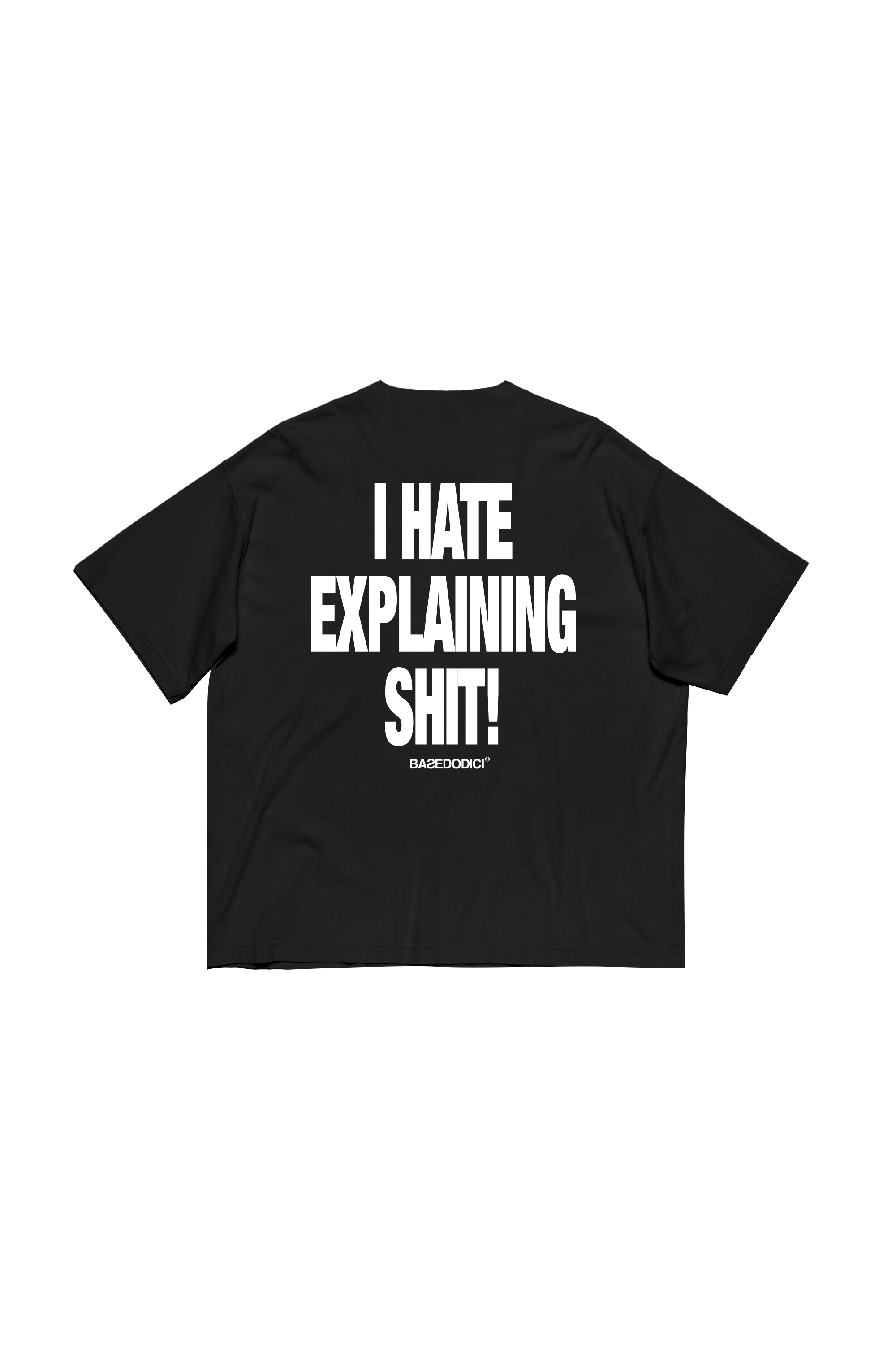 “FLASHCAPSULE” HATE Black T-Shirt