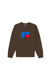 Crewneck “RUSSELLxBASEDODICI" Hometown Brown