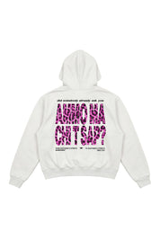 Hoodie "AMMO" CHI'T'SAP White/AnimalierPurple