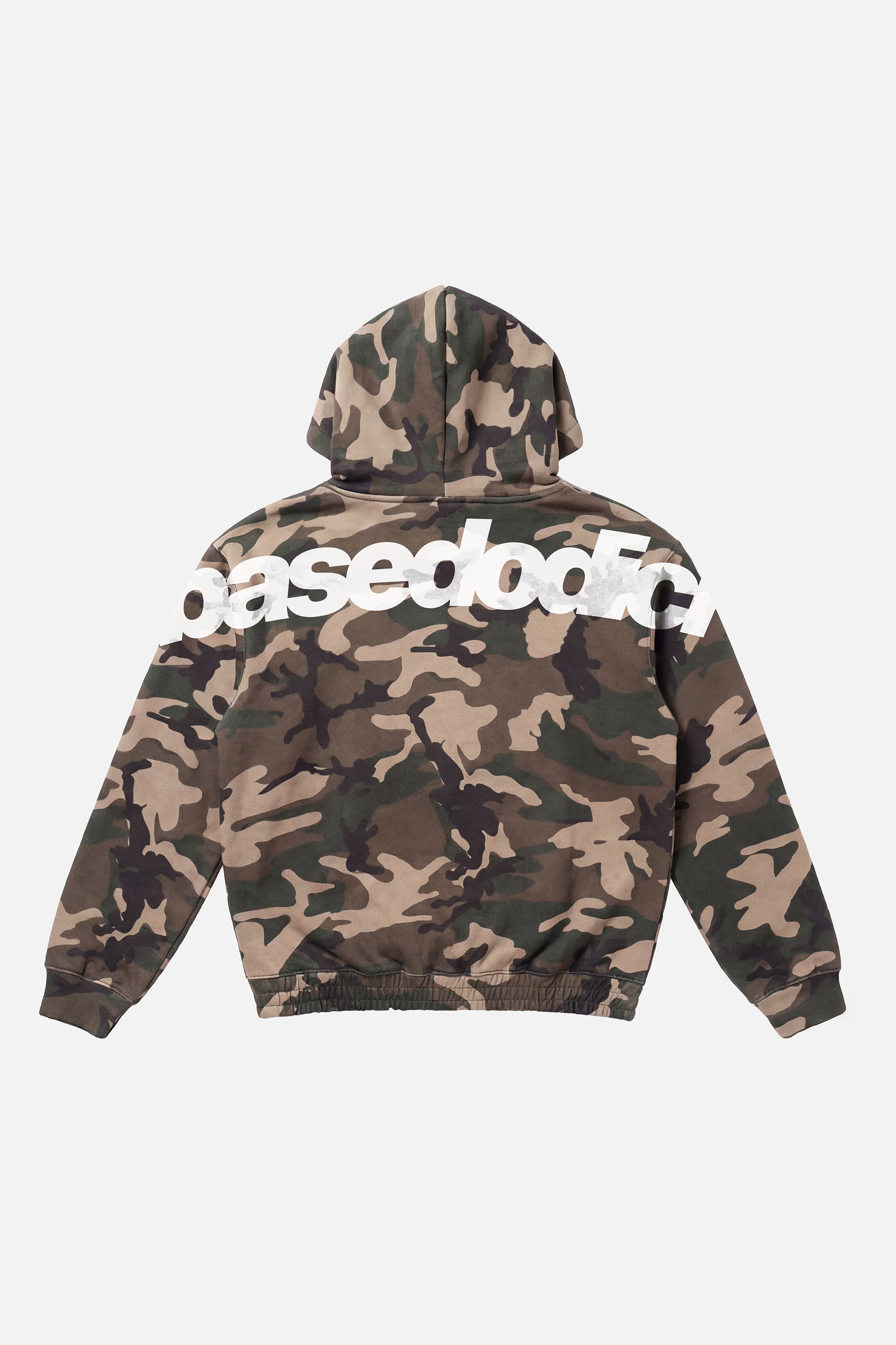 Hoodie "DETROIT" Camo Green