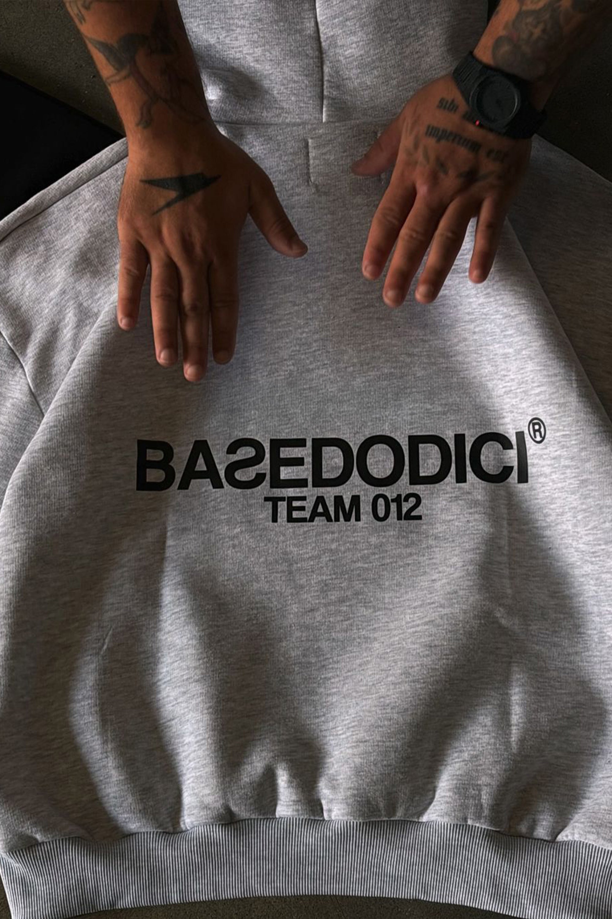 Hoodie “COMFY” Team012 Ash Grey