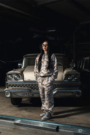 Hoodie "DETROIT" Forest Grey