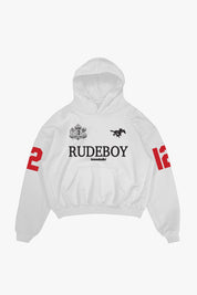 Hoodie "RUDEBOY LDN" 12 White