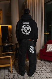 Hoodie "WORLD TOUR" Diplomatic Immunity Black