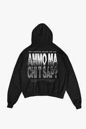 Hoodie “AMMO” CHI'T'SAP Black/Chrome