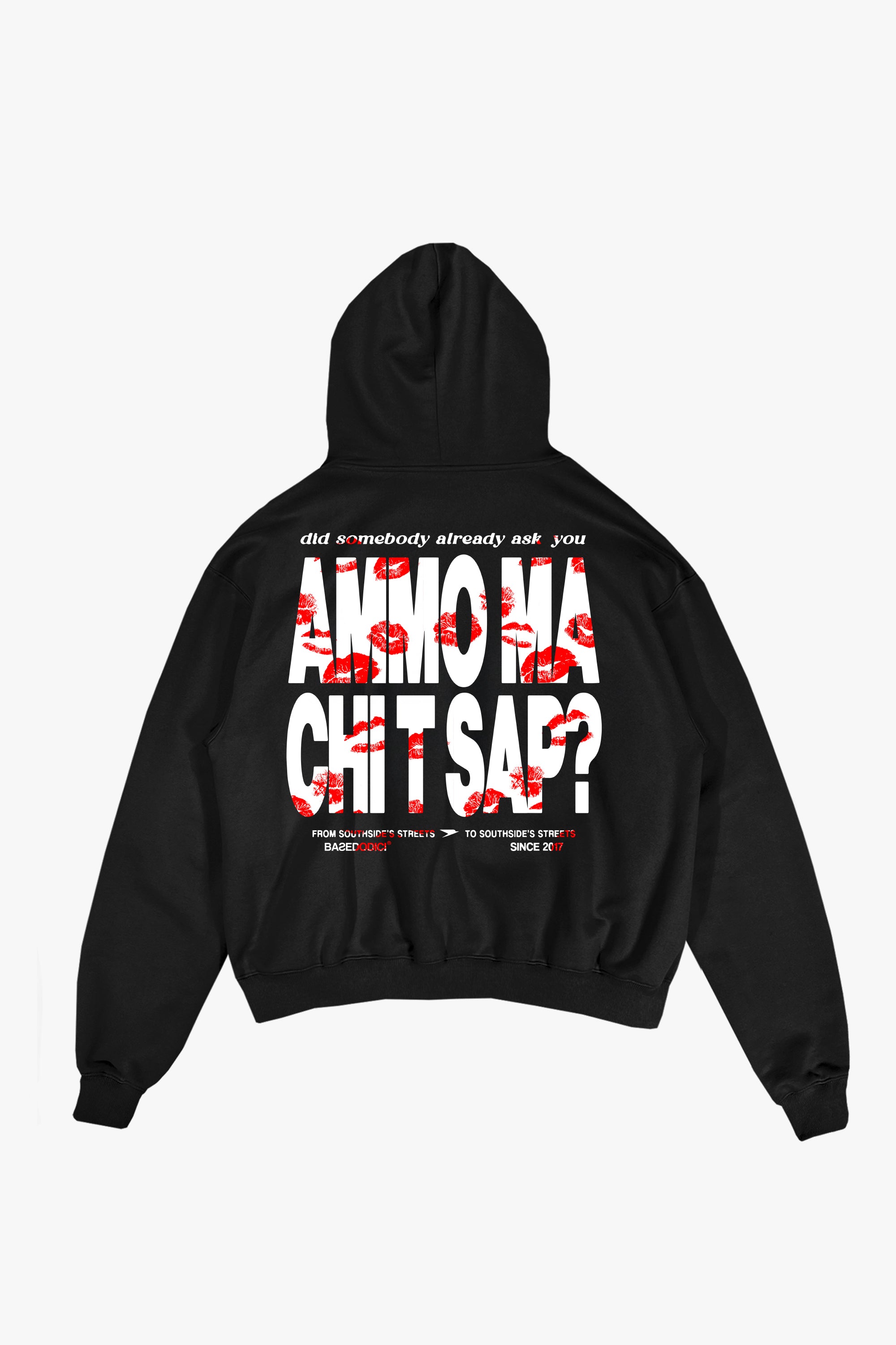 Hoodie “AMMO” CHI'T'SAP Black/Kiss