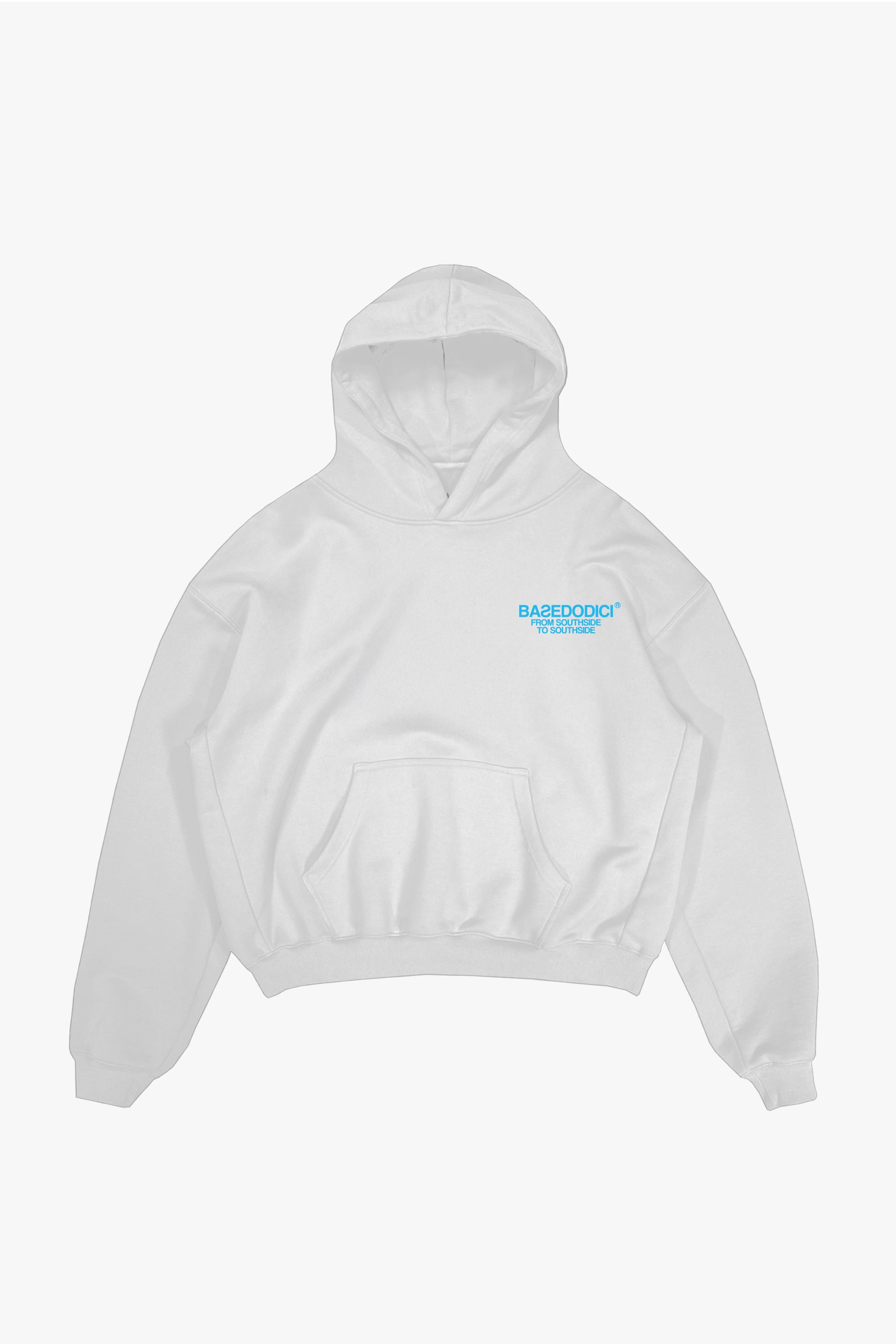 Hoodie “AMMO” CHI'T'SAP White/Azure