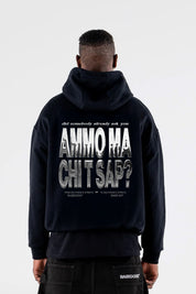 Hoodie “AMMO” CHI'T'SAP Black/Chrome