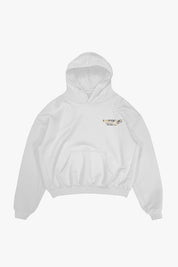 Hoodie “AMMO” CHI'T'SAP White/Animalier Yellow