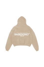 Hoodie Boxy "TEAM012" Bleached Sand