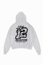 Hoodie "CAMO4PLAYER" Back 12 AshGrey/CamoGrey