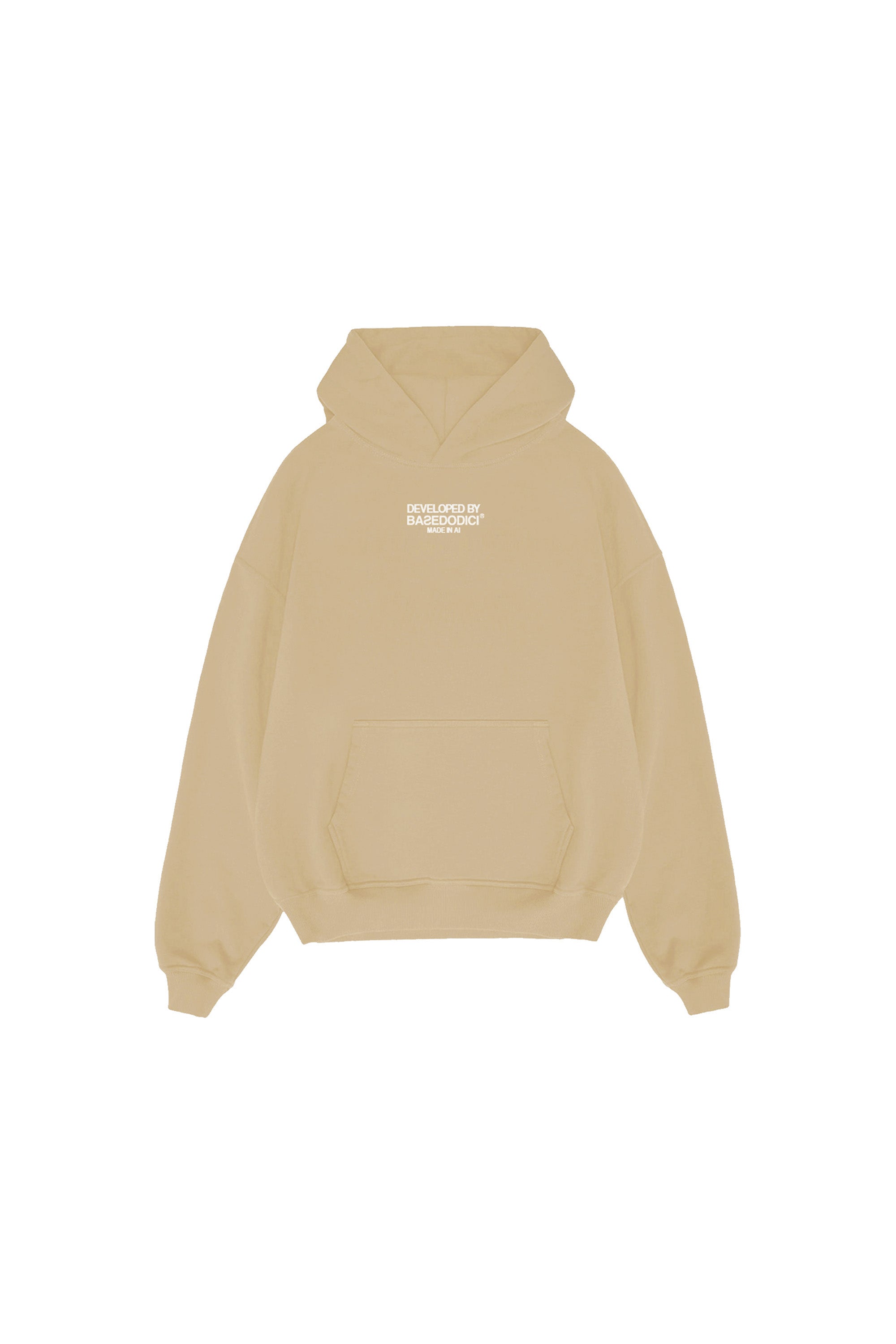 Hoodie “DYSTOPIA” AI Cream