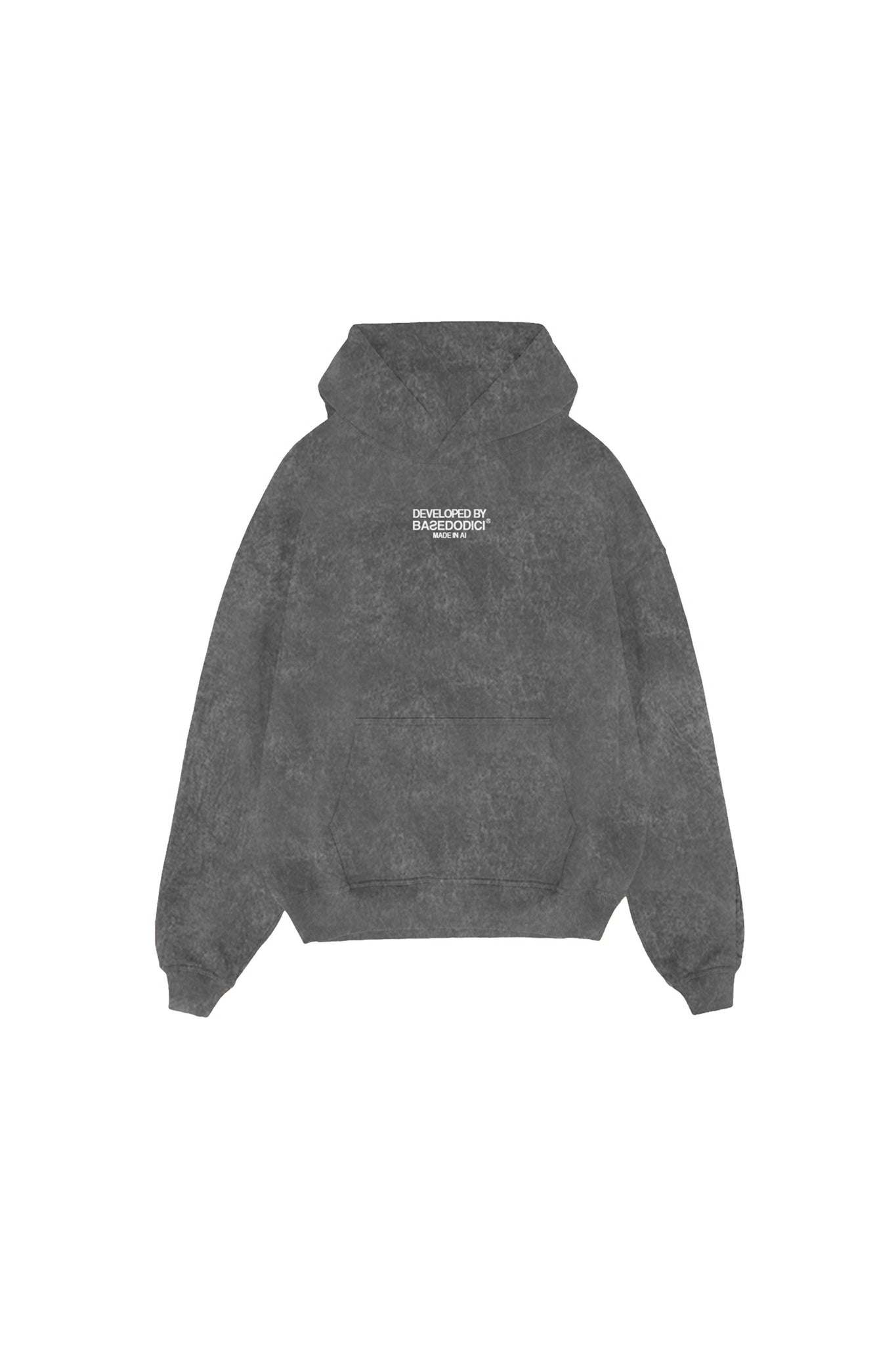 Hoodie “DYSTOPIA” AI Stone Washed