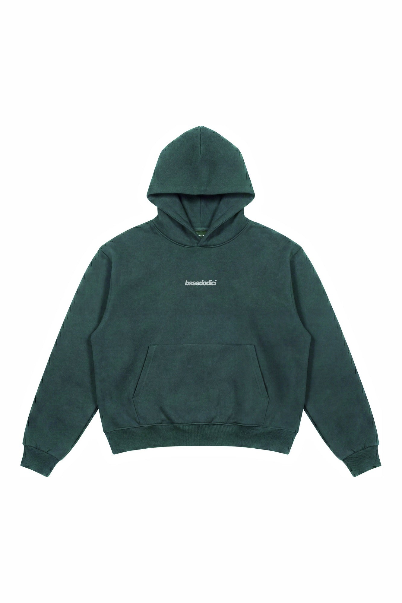 Hoodie "B12LAB" Bloodline Green/White