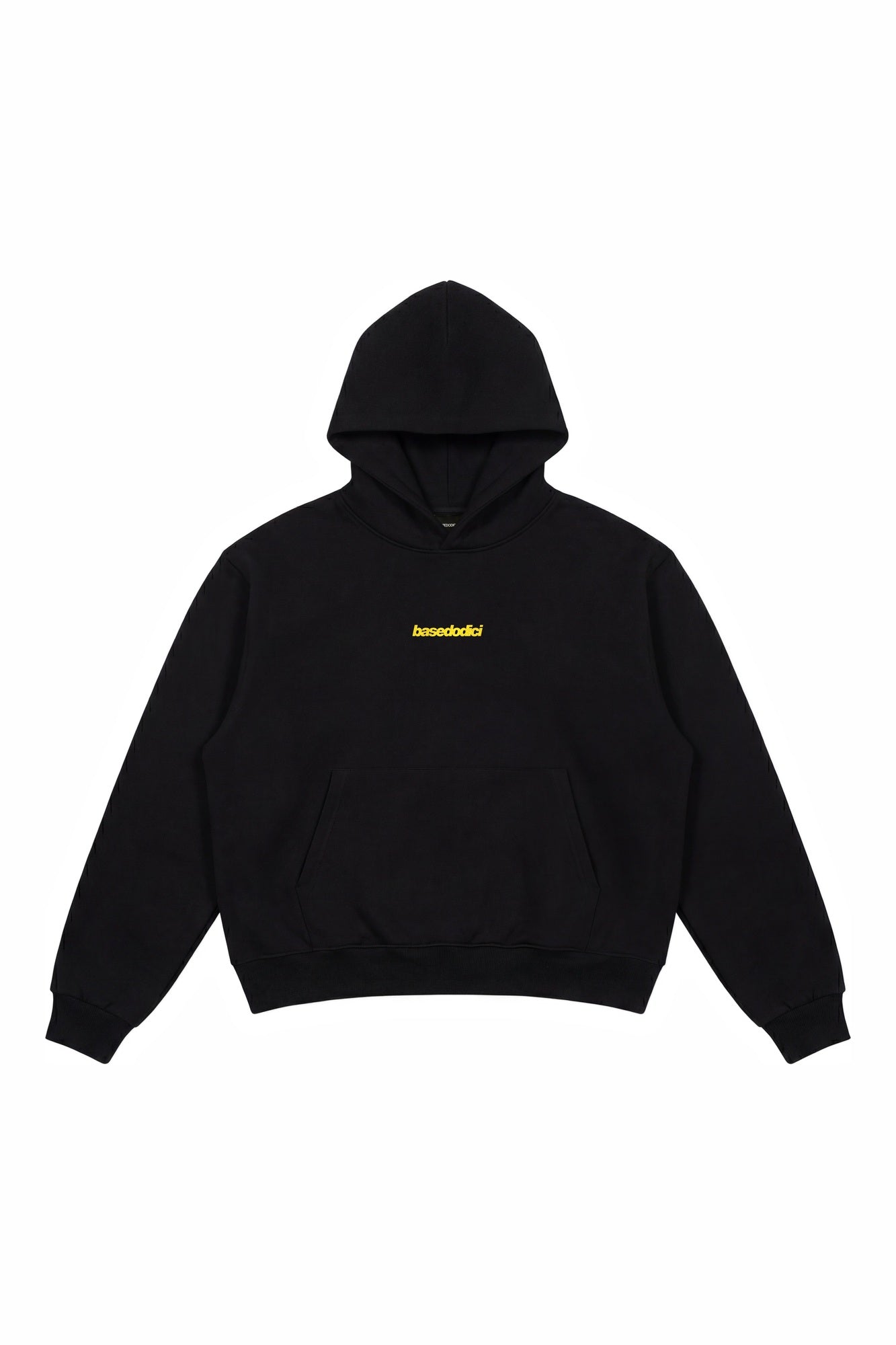 Hoodie "B12LAB" FOMO Black/Yellow