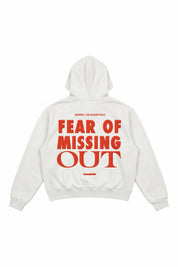 Hoodie "B12LAB" FOMO White/RedFlock