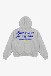 Hoodie "B12LAB" MyExes AshGrey/Blue