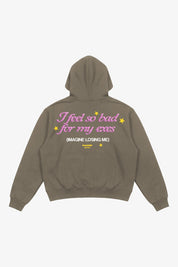 Hoodie "B12LAB" MyExes Brown/Pink
