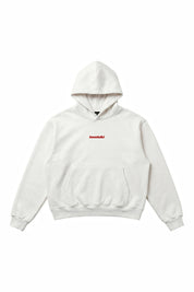 Hoodie "B12LAB" MyExes White/RedPuff