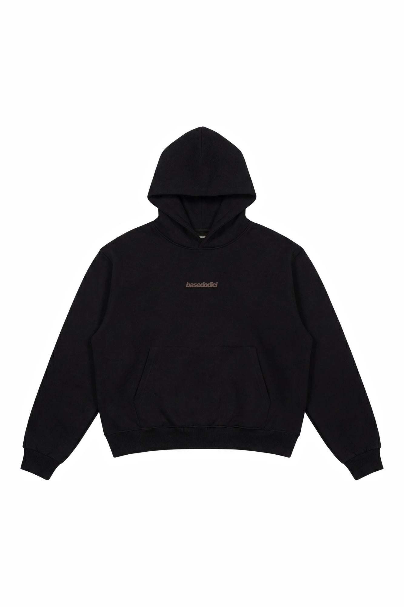 Hoodie "B12LAB" Nisciun Black/Sand