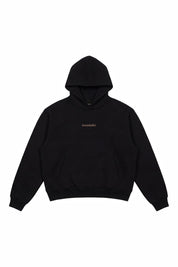 Hoodie "B12LAB" Nisciun Black/Sand