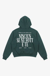 Hoodie "B12LAB" Nisciun Green/White