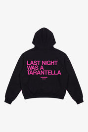 Hoodie "B12LAB" Tarantella Black/PinkGlitter