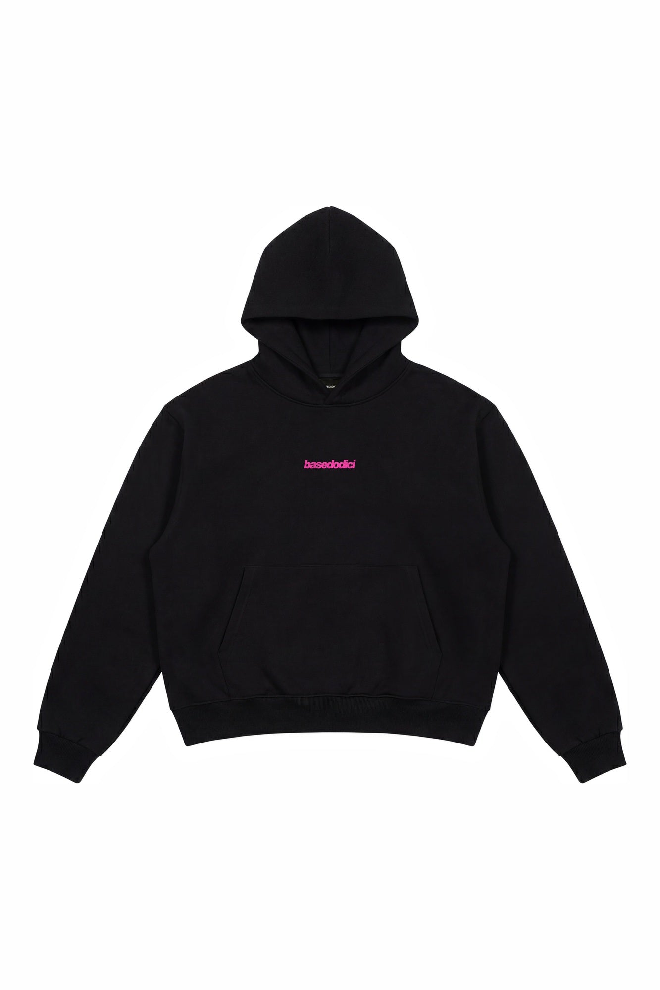 Hoodie "B12LAB" Tarantella Black/PinkGlitter