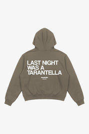 Hoodie "B12LAB" Tarantella Brown/White