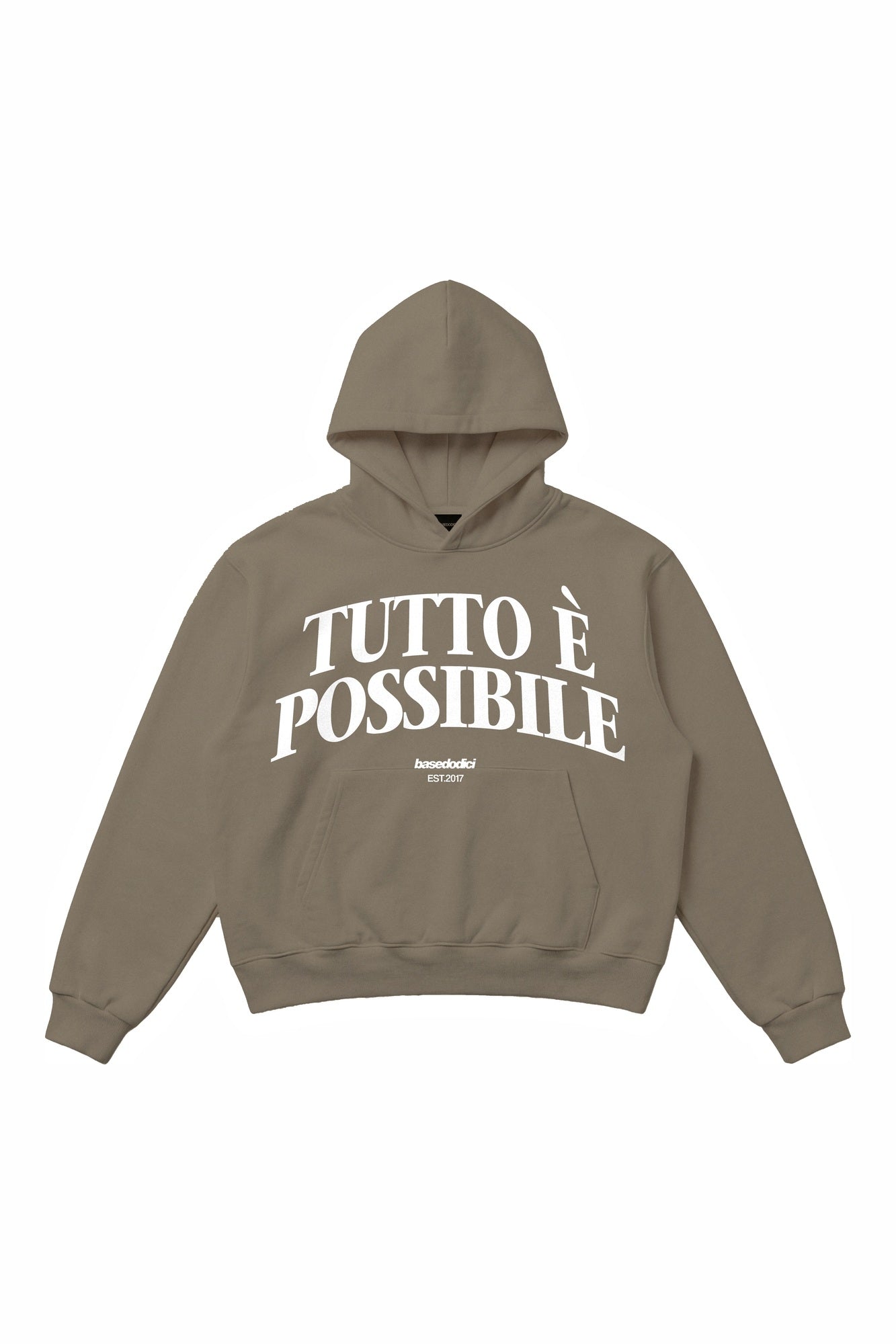 Hoodie "B12LAB" TuttoèPossibile Brown/White