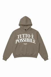 Hoodie "B12LAB" TuttoèPossibile Brown/White