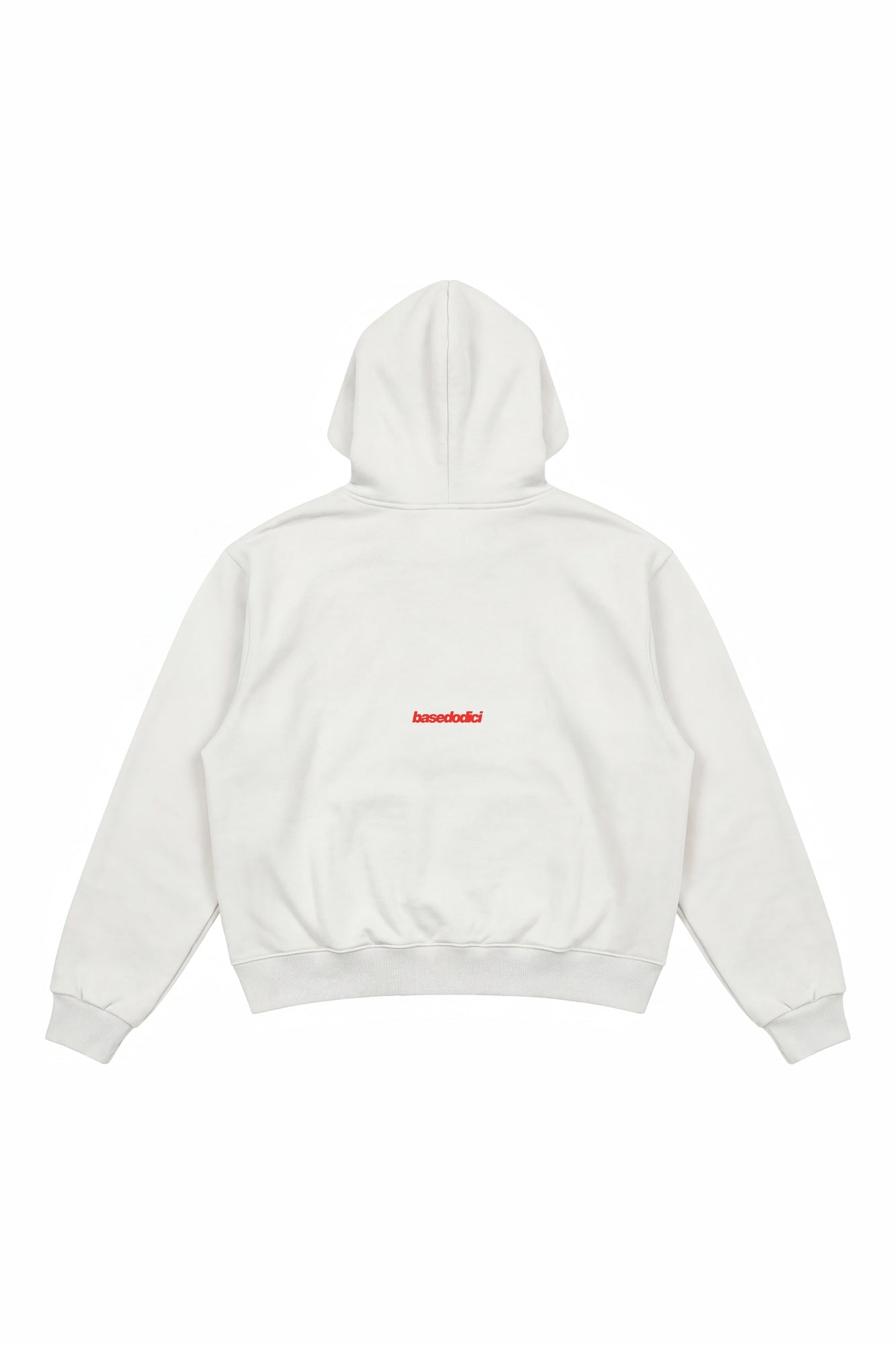 Hoodie "B12LAB" TuttoèPossibile White/RedGlitter