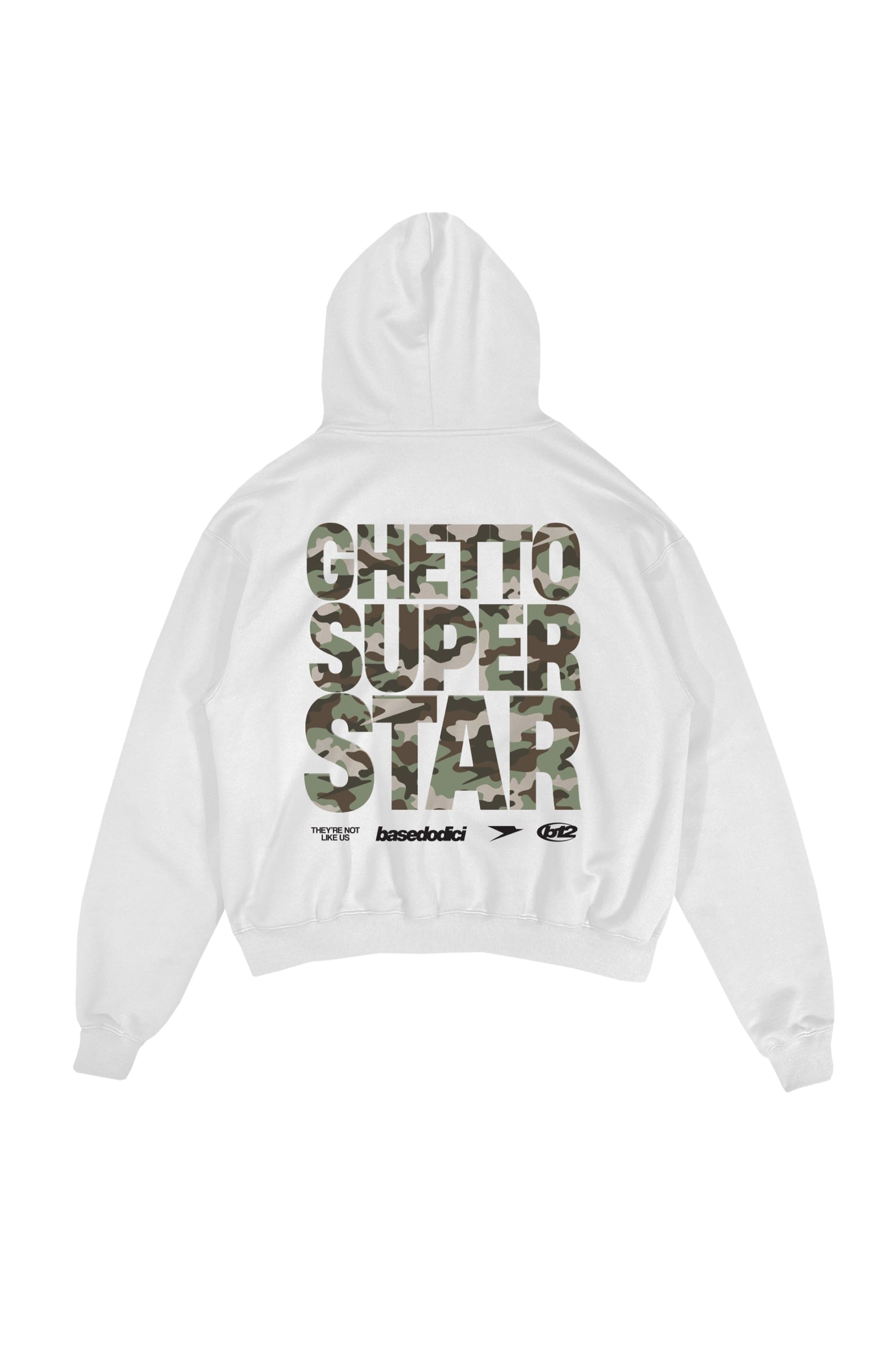 Hoodie “CRUEL SEASON” Ghetto White
