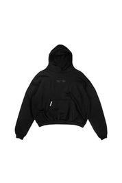 Hoodie Boxy “RESORT” Triple Logo Black