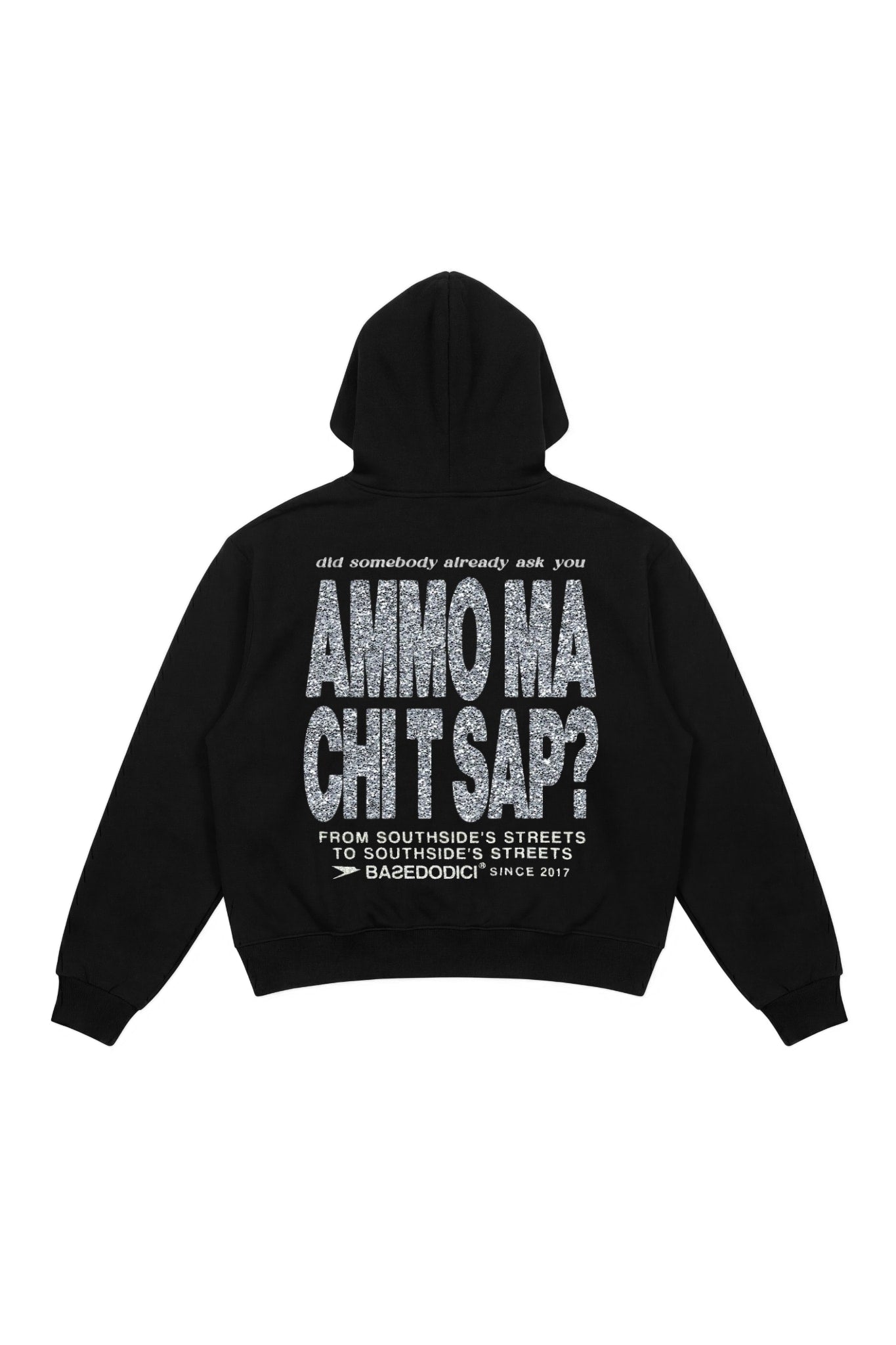 "AMMO" CHI'T'SAP Hoodie Glitter Black 