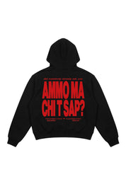 Hoodie "AMMO" CHI'T'SAP Black/Red