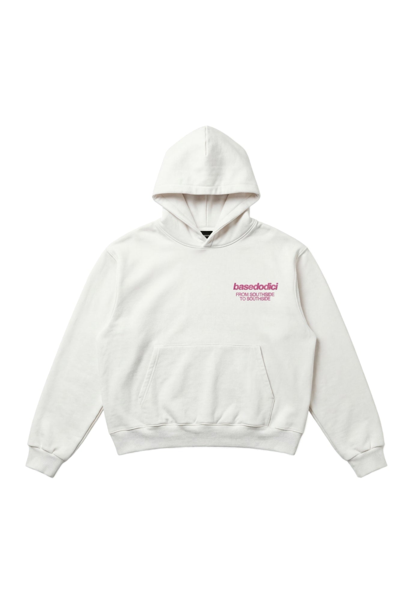 Hoodie "AMMO" CHI'T'SAP White/Glitter Bubble Pink