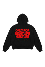 Hoodie “BASEDODICIxHYPE” Nightlife Black