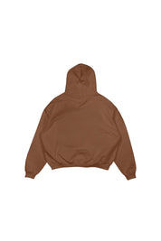 Hoodie “COMFY” ArcLogo Brown