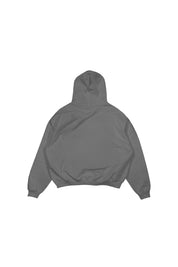 Hoodie “COMFY” ArcLogo Lead Grey