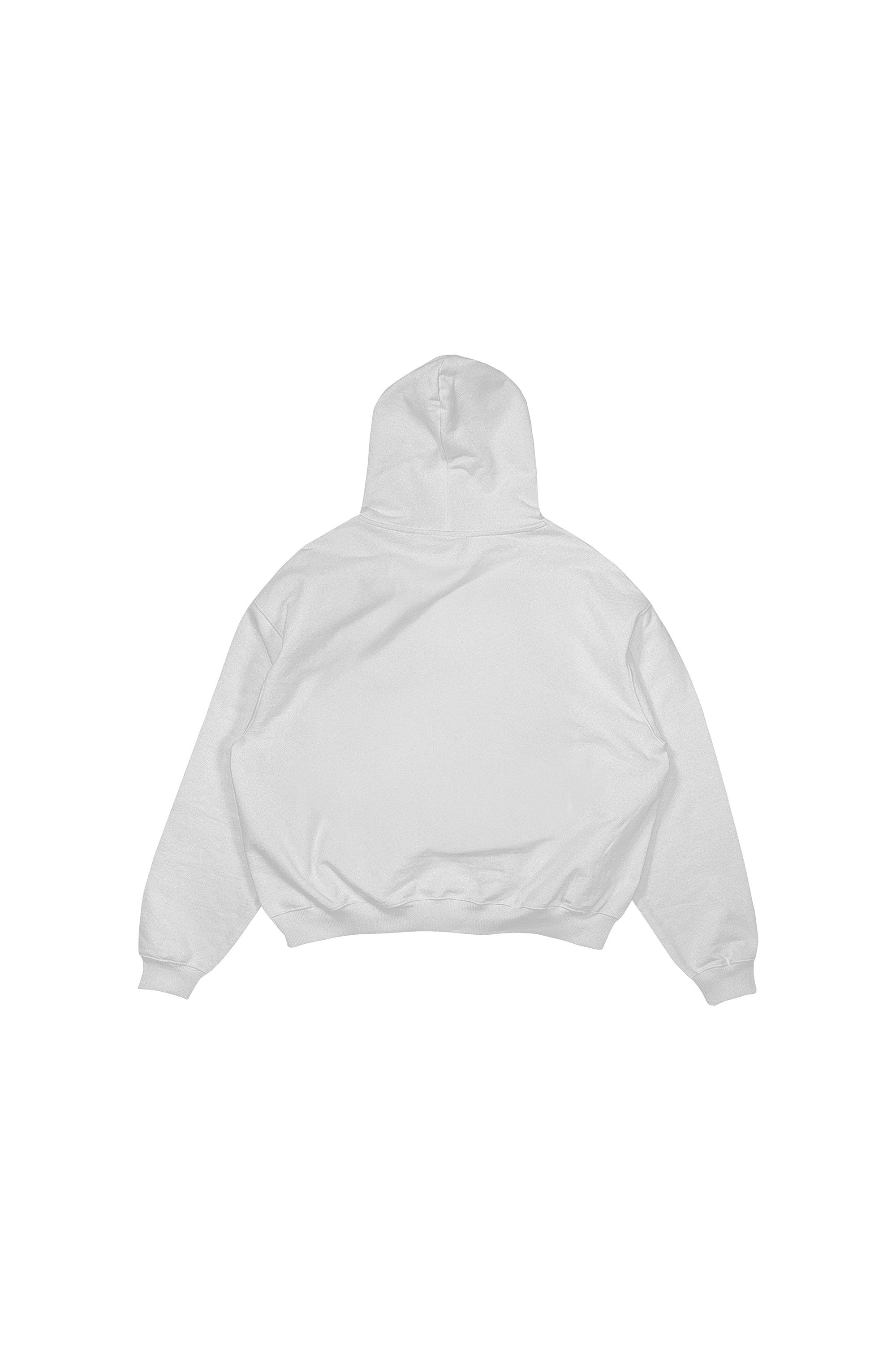 Hoodie “COMFY” ArcLogo White