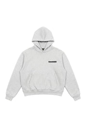 Hoodie "COMFY" Basic AshGrey/Black