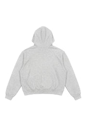 Hoodie "COMFY" Front Logo AshGrey/Blue