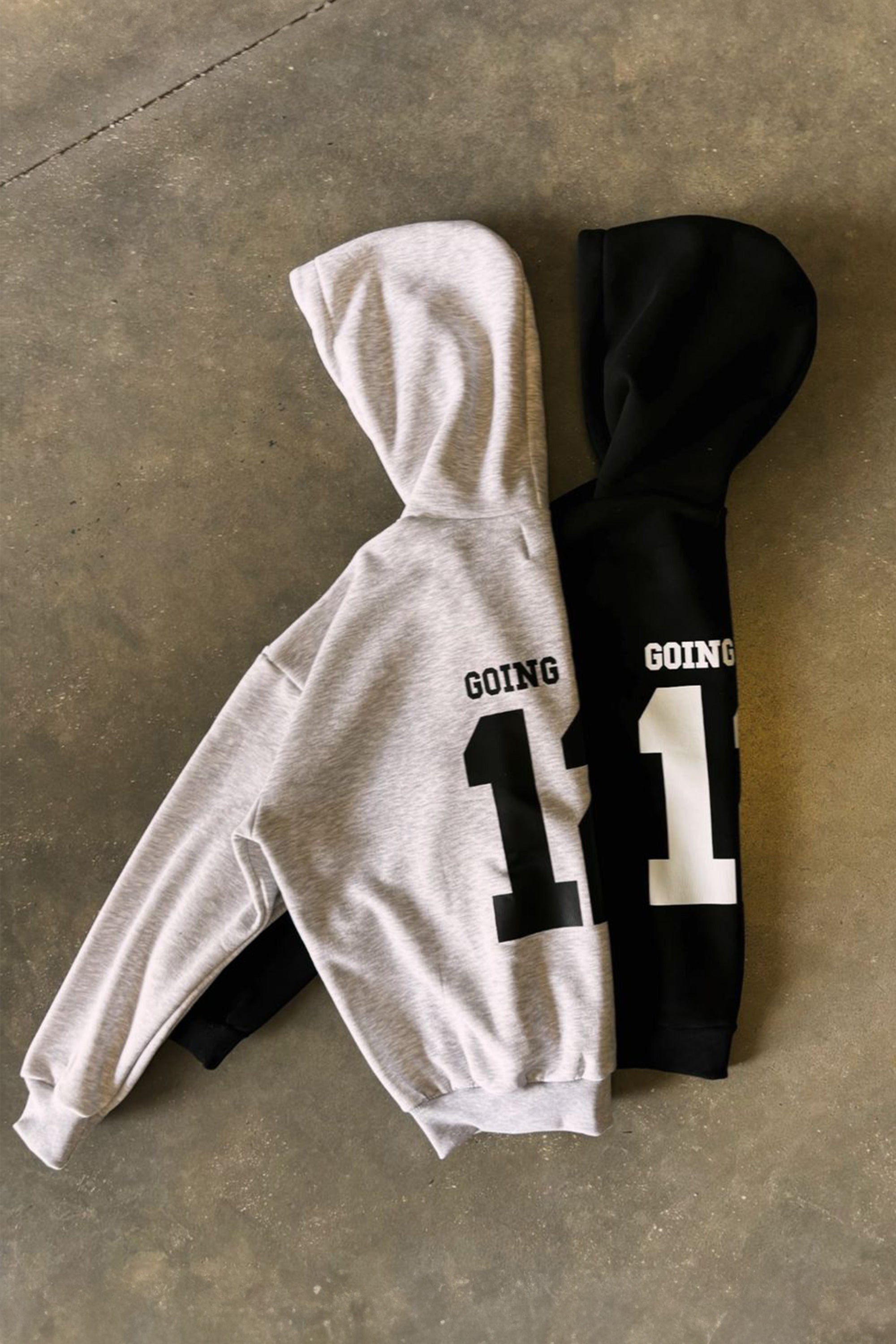 Hoodie "COMFY" GoingHard Ash Grey 