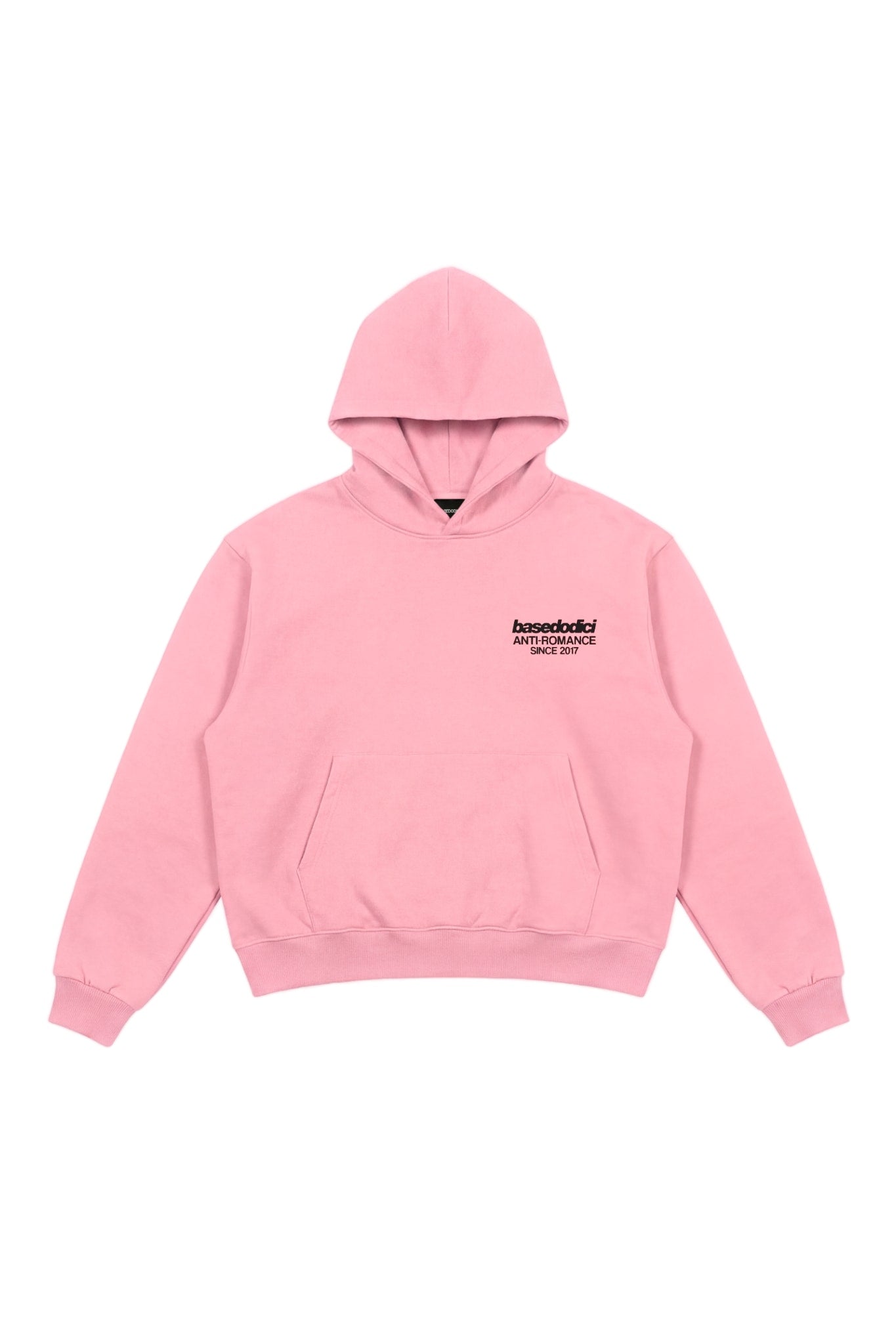 Hoodie "KILLED ROMANCE" Pink/Black