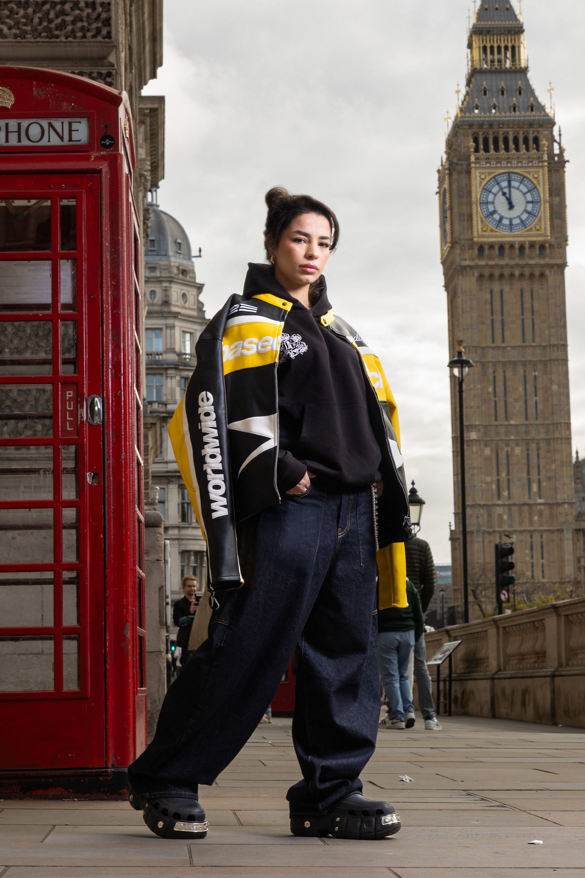 "RUDEBOY LDN" Hoodie NotBought Black