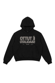 Hoodie "SAMURAIJAYxBASEDODICI" TuttoSbagliato Black/Glitter