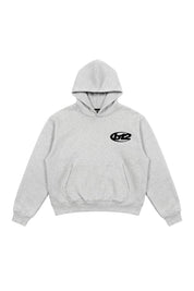 Hoodie "TEAM012" Back Logo AshGrey/Black